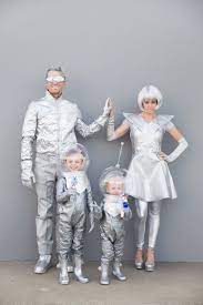 This is a toddler astronaut costume, made head to toe out of duct tape. Diy Space Family Costumes Tell Love And Party