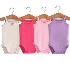Unisexbaby Sleeveless Onesies Tank Top Cotton Baby Bodysuit 4pack Of Cardigan Onesie For Infants F Summer Baby Clothes Baby Clothes Cute Baby Girl Outfits