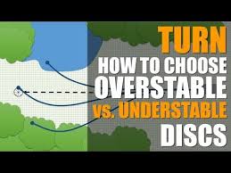How To Choose Overstable Vs Understable Disc Golf Discs Turn Explained