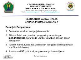 Contoh soal pas kelas 10 semester 2 bahasa indonesia. Soal Pat Bahasa Inggris Peminatan Kelas 10