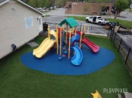 We Ve Mentioned Before That Great Things Can Come In Small Packages No Fault Partnered With Playworld To Provi Kingston Springs Outdoor Play Area Outdoor Play