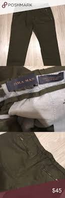 Men S Zara Pants Size 34 Olive Green Olive Green Men S Zara Pants Zara Pants Sweatpants Joggers Zara Pants Zara