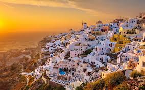 Download Wallpapers Santorini Oia Thira Seascape Aegean Santorini Cityscape Greece Sea Sunset Evening For Desktop With Resolution 1920x1200 High Quality Hd Pictures Wallpapers Greece widescreen wallpaper (57+ images). download wallpapers santorini oia