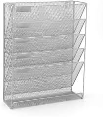 How to specify wire mesh shipping information pricing. Shoze 6 Layer Hanging Wall File Holder A4 Grid Wire Mesh In Tray Mail Organiser Sorting Organizer Wall Mounted File Rack Mail Organiser Magazine Storage Rack Silver Office Supplies Desk Accessories Storage Products