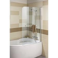 Pare Baignoire 1 Volet Courbe H 150xl 95 Cm Verre Securite Transparent Purity3 Baignoire Baignoire Angle Et Baignoire Asymetrique