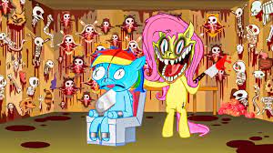 SCARY MY LITTLE PONY HORROR VIDEOS (SHED.MOV & APPLE.MOV) - YouTube