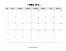 These can be edited in a word processor, spreadsheet, or as an editable pdf. March 2021 Blank Calendar Free Download Calendar Templates