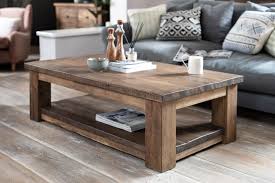 Best coffee table sets for living room. Coleridge Rustic Solid Wood Coffee Table With Shelf