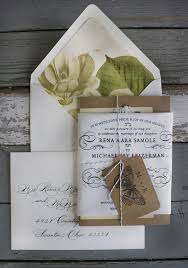 Rena Michael S Semi Formal Handkerchief Wedding Invitations Handkerchief Wedding Invitation Kraft Paper Wedding Invitation Wedding Stationery