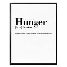 Poster Grammatik Hunger Typografie Spruch Definition Essen Duden Rechtschreibung Trend Wall Art 40x30 Cm Poster Zitate Grammatik Typografie Zitate