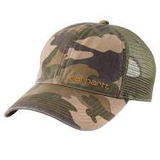 Carhartt Men S Ofa Rugged Khaki Camo Cotton Brandt Cap 101194 294 The Home Depot Carhartt Womens Camo Carhartt Mens