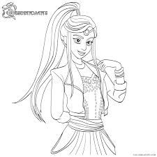 Images universal children's day coloring pages. Colouring Pages Disney Descendants