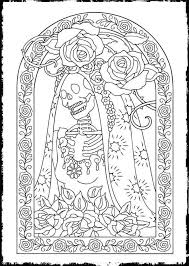 One of them is day of the dead in mexico. Free Printable Day Of The Dead Coloring Pages