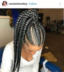 Pin By Shakinah Major On Natural Hair Protective Styling Feed In Braids Ponytail Hair Styles Feed In Braids Hairstyles