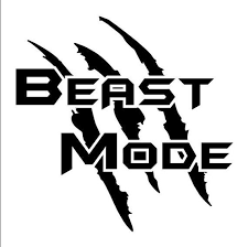 Small window decals, large window decals, vinyl decals Beast Mode Decal Sticker Beast Mode Beast Logo Car Sticker Design