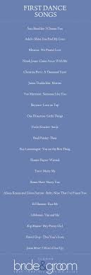 Need First Dance Song Ideas This List Rocks Tucson Bride Groom Tucson Wedding Song List Wedding Song List Wedding Songs Ceremony Songs