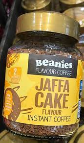 Beanies Flavored Jaffa Cake Instant Coffee Uk Only Jaffa Cake Flavors Cake Flavors