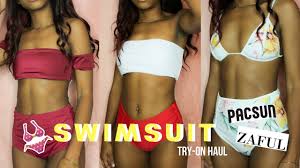 Swimsuit Haul Try On Haul Zaful Pacsun Forever21