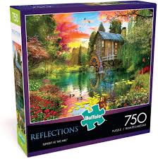 Check spelling or type a new query. Sunset At The Mill 750 Piece Jigsaw Puzzle Buffalo Games Reflections Toys Games Puzzles Rayvoltbike Com