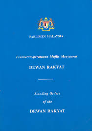 Check spelling or type a new query. Official Portal Of The Parliament Of Malaysia Standing Orders