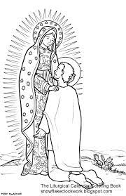 Our lady of guadalupe coloring page. Our Lady Of Guadalupe Coloring Pages