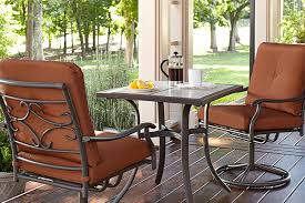 Basic metal and wood table set for a caf̩ or bistro. Clermont Outdoor Patio Furniture Collections Jaclyn Smith Kmart Sets The Outdoor Patio Store