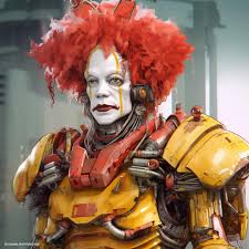 Ronald McDonald as a mech : r/midjourney