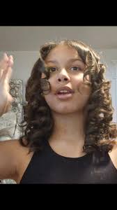 Jerrica , said look at my hair. Mommy did good!