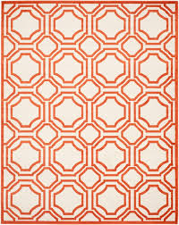 Amherst Roscoe Ivory Orange 8 Ft X 10 Ft Indoor Outdoor Area Rug Indoor Outdoor Rugs Indoor Outdoor Area Rugs