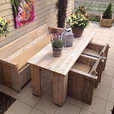 Eine gartenbank an der längsseite eines tisches zu platzieren, hat einen entscheidenden vorteil: á… Gartenmobel Set Texel Tisch 300 X 100 1 Bank 3 Stuhle Online Kaufen Bei Dutch Flair