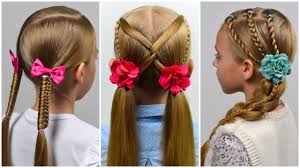 We've got hair ideas for days. 3 Quick And Easy Everyday Hairstyles Cute Long Hair Hairstyles By Littlegirlhair Youtube