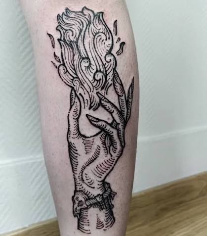 ENGRAVING ! BAT, CANDLE AND WITCH HAND #thrudtattoo #tattoo #tattoos #instagram #video #tattouage #art #norseart #norsemen #norsetattoo #nordictattoo #pagantattoo #lineworktattoo #knotworktattoo #dotworktattoo #black #blackwork #europe #noir #blacked ...
