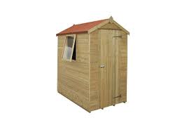 The mcombo tall garden storage shed is made of fir wood and measures 63 inches tall. 10 Easy Pieces Wooden Garden Shed Kits Gardenista