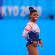 Simone biles during her beam routine on tuesday in tokyo. Wg0mqiyg2rq5wm
