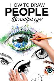 Black and white pencil drawings, beautifully executed. How To Draw People Beautiful Eyes The Step By Step Guide To Making Realistic And Magnificent Eyes For Everyone Your Drawings Give Life To Your Creations From Now Kindle Edition By Illustrations Meru