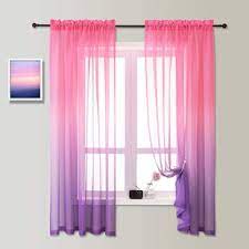 Dusty pink linen curtain made of medium linen (160 g/m2). Kids Curtains Girls Pink Wayfair