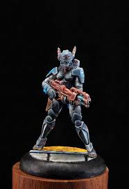 Infinity Painting Tutorial By Darklyte Blue Table Painting Infinity Models Painting Tutorial Mini Paintings