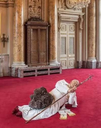 Work by Maurizio Cattelan