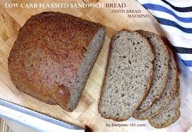 Skip the overpriced low carb bread at the grocery store for this delicious sandwich bread that doesn't taste eggy. Low Carb Flaxseed Sandwich Bread With Bread Machine Recipe Recipe Bread Machine Recipes Flaxseed Bread Keto Bread Machine Recipe