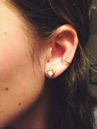 The price of your conch piercing depends entirely on your piercer and jewelry choice. Small Gold Conch Hoop Love The Simplicity Ear Jewelry Piercing Jewelry Ear Piercings