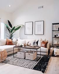 Modern Interior Decoration Throw Pillows White Couch Black Ac Small Apartment Decorating Living Room Living Room Decor Apartment Living Room Decor Modern