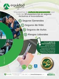 Somos una aseguradora cooperativa constituida para fomentar cultura de previsión y asegurar a las personas, sus familias. La Equidad Seguros Colombia