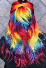 Pin By Bailey Regina Decor On Grim Makiyazh Glaz Gub Okrashivanie Tatu Hellouin In 2020 Hair Styles Rainbow Hair Color Cool Hairstyles