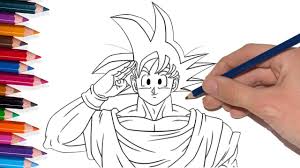 Copiare nuovamente ricopiare cento volte una frase per punizione 2. Come Disegnare Goku W Fenixart Youtube