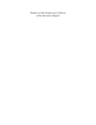 Studies On The Peoples And Cultures Of The Eurasian Steppes Peter B Golden Academia Edu