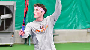 Blues Come From Behind To Defeat Men's Tennis