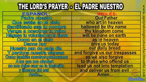 We did not find results for: The Lord S Prayer El Padre Nuestro