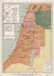 Map Of Galilee In Jesus Time Palestine In The Time Of Jesus, 4 B.c. - 30 A.d. : (Including The Period Of  Herod, 40 - 4 B.c.) | Library Of Congress
