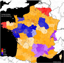 La Carte Des Bises Francais De Nos Regions