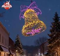 Christmas Bell Shape Street Light for Outdoor Festive ...
